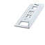 Aluminium tegelprofiel recht 11 mm mat zilver, 270 cm