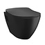 Hangtoilet met Toiletzitting – Mat Zwart – Soft-Close & Quick-Release