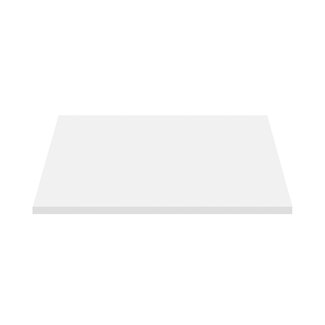 Aloni Sally topblad 80 cm mat wit