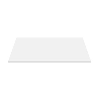 Aloni Sally topblad 100 cm mat wit