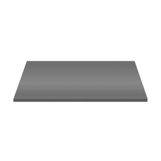 Aloni Sally topblad 100 cm glans grijs