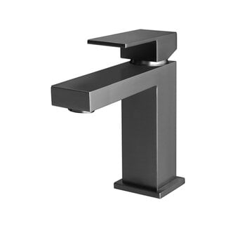 Square Wastafelmengkraan Eenhendel - Gunmetal