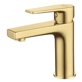 Creavit Sharp wastafelkraan goud