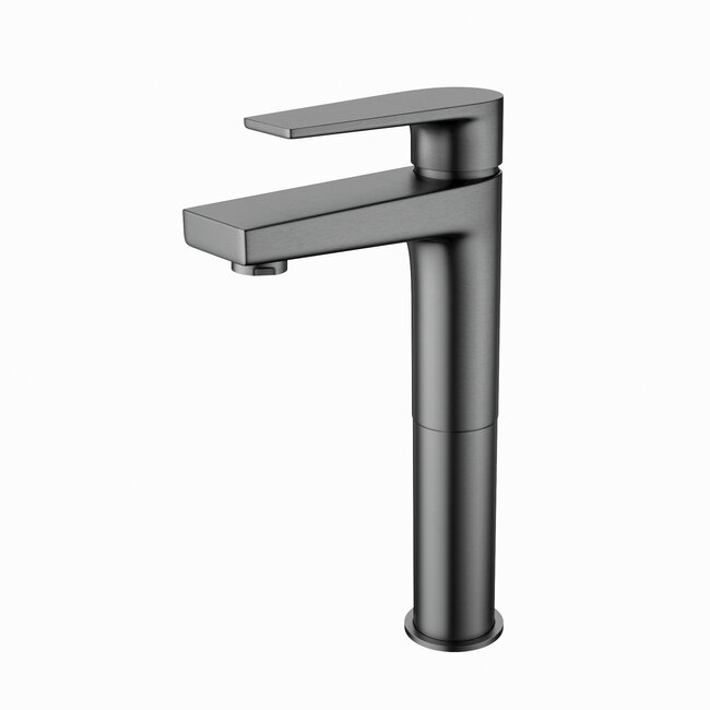 Verhoogde Wastafelkraan - Gunmetal