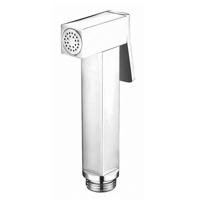 DESIGN SET WC-(BIDET) SPROEIER VIERKANT - CHROOM