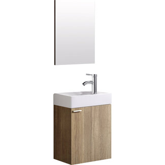 40 Toiletmeubel Compleet Bruin - 39x52 cm