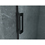 Douchecabine Schuifdeur met Zijwand - Mat zwart (8mm Glas) 90x160 cm