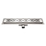 Aloni Douchegoot Compleet 50cm RVS