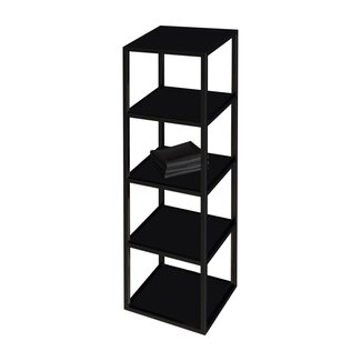 Aloni Sharp kolomkast 135 cm mat zwart