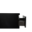 Aloni Sally badkamermeubel 80 cm mat zwart met topblad voor waskom