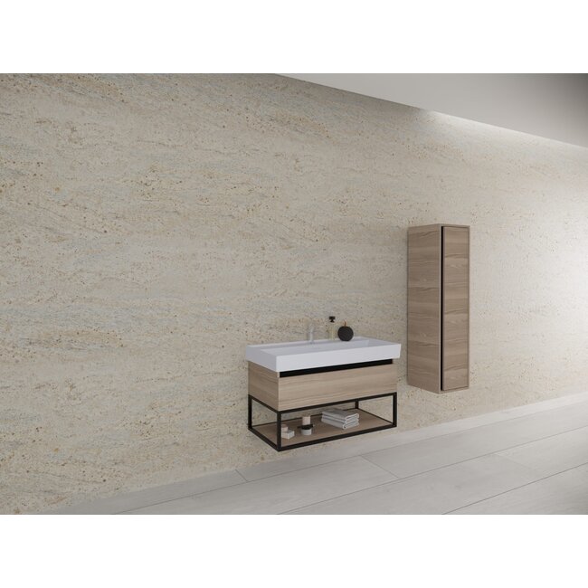 Aloni Sharp kolomkast 135 cm noot met deur
