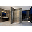 Douchecabine 8mm Helder Glas met Zijwand - 90 x 120 x 195 cm - Chroom