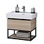 Badkamermeubel Sharp 60cm Complete Set - Noot