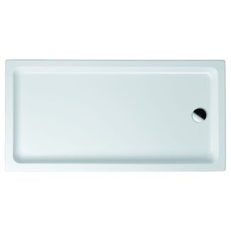 Rechthoekige Acryl Douchebak 100x90x4cm Wit