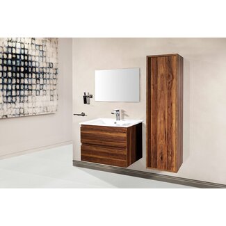 Badkamermeubelset 80 cm – Garda Onderkast + Keramische Wastafel