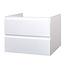 Aloni Sally badkamermeubel 80 cm mat wit met witte wastafel
