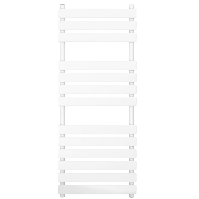 Handdoek Radiator met Links-Rechts Aansluiting - 615 Watt - 1300 x 500 mm - Wit