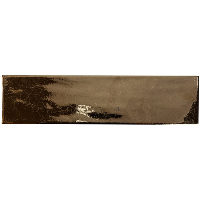 Rustic Stripe Gold glans wandtegel 7,5x30 cm