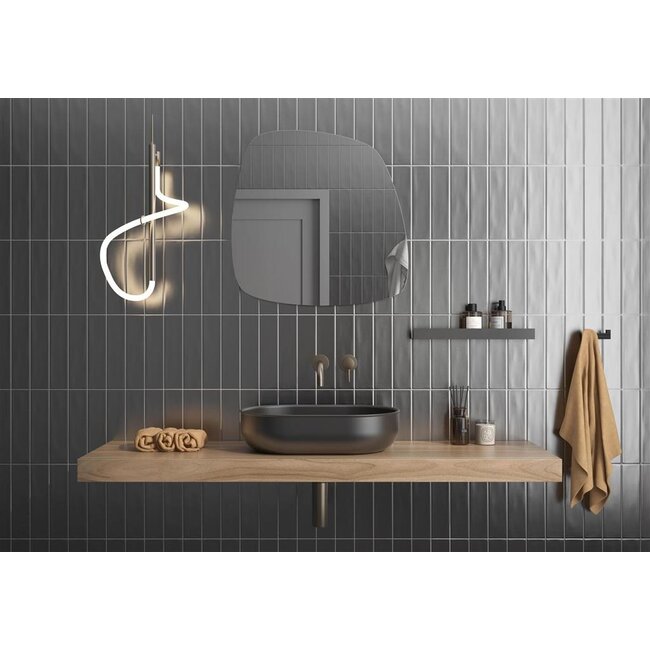 Pamesa Aurea Silver mat wandtegel 7,5x30 cm