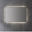 Spiegel met LED Verlichting (3 Kleuren & Dimbaar) en Verwarming - 120x70 cm - Mat Zwart