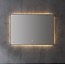 Spiegel met LED Verlichting (3 Kleuren & Dimbaar) en Verwarming - 120x70 cm - Mat Zwart