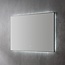 Badkamerspiegel met LED Verlichting (3 Kleuren & Dimbaar) Mat Zwarte Lijst 140