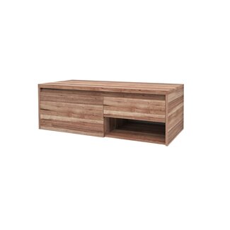 Aloni Ares badkamermeubel 120 cm walnoot met topblad voor waskom