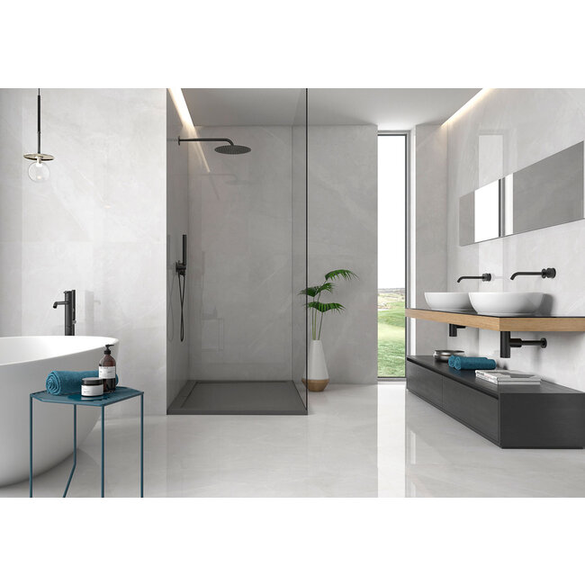 Magda Vloer- en Wandtegel - 60x60 cm - Blanco