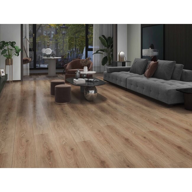 Sierra Plank Klik PVC met Geïntegreerde Ondervloer