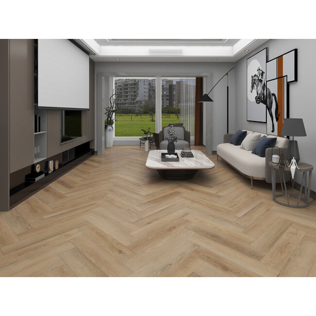 Lesedi Visgraat Klik PVC met Geïntegreerde Ondervloer