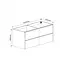Fabriecio Liverpool wastafelonderkast 120 cm eiken