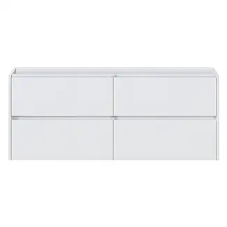Fabriecio Liverpool wastafelonderkast 120 cm hoogglans wit