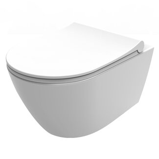 Hangtoilet Rondo met Tornado Spoeling - Glans Wit