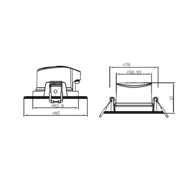 LED Inbouwspot voor Badkamer 3 in 1 (2700k / 3000k / 6000k) - Wit