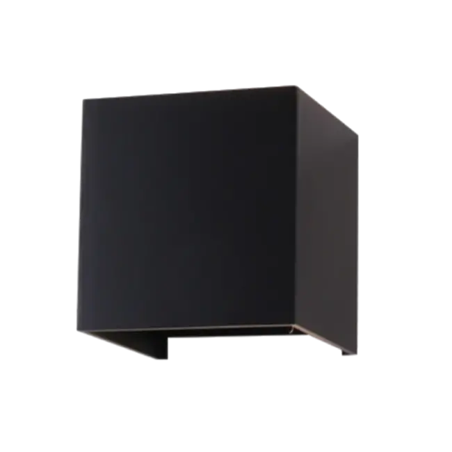 LED Wandarmatuur 6W Up & Down – Modern, Waterdicht en Bekabeld (Mat Zwart) 4000k