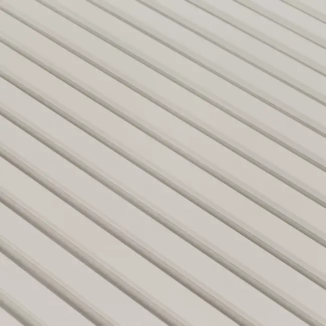 Akoestische Wandpaneel 60 x 280 cm - Wit met Witte Vilt