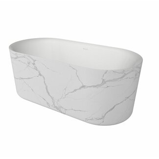 Best Design Vrijstaand bad Bianco Marble 179 x 85 cm marmerlook