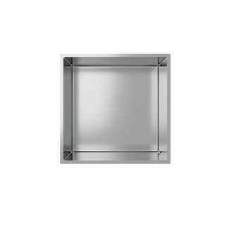 Inbouwnis RVS 7 diep - 30x30x7 cm