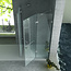 Aloni Douchecabine 90 x 120 x 195 cm met draaideur, vast wandje en zijwand, 8 mm glas met chroom profiel