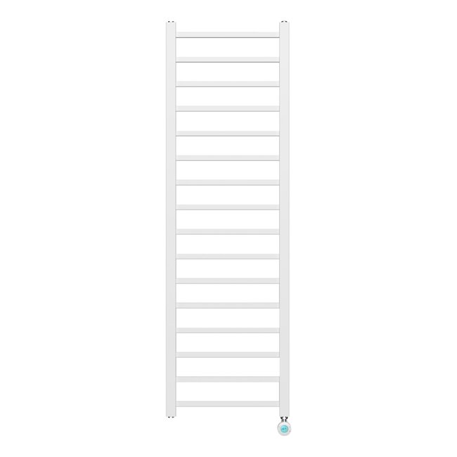 Elektrische Handdoek Radiator met Aansluiting Rechts - 413 Watt - 1200 x 500 mm - Wit