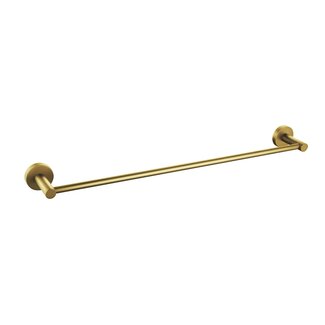 Handdoekhouder 57cm - geborsteld goud