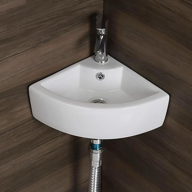 Keramische Fontein - 32x32x13 cm - Glans Wit