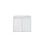 Fabriecio Badkamermeubel Manchester met Topblad - 60 cm - Hoogglans wit