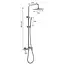 Thermostatische Opbouw Regendouche Set Venetie Rond RVS