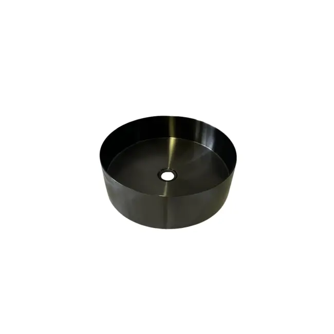 Stalen Waskom Grenoble - 40 cm - Mat Zwart