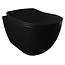 Randloos Hangtoilet met Toiletzitting – Mat Zwart – Soft-Close & Quick-Release