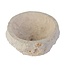 Natuursteen Waskom - 30-35x15 cm - Creme