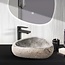 Riviersteen Waskom Rond - 30-35x15 cm - Grijs