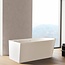 Half Vrijstaand Hoekbad met Clickwaste - Links - 170x78 cm - Glans Wit
