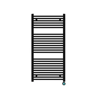 Senden Elektrische Radiator - 640 Watt - 1200 x 600 mm - Zwart